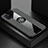 Custodia Silicone Ultra Sottile Morbida Cover con Magnetico Anello Supporto X01L per Samsung Galaxy Note 10 Lite Grigio