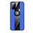 Custodia Silicone Ultra Sottile Morbida Cover con Magnetico Anello Supporto X01L per Samsung Galaxy S20