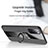 Custodia Silicone Ultra Sottile Morbida Cover con Magnetico Anello Supporto X01L per Samsung Galaxy S20 FE 4G