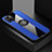Custodia Silicone Ultra Sottile Morbida Cover con Magnetico Anello Supporto X01L per Vivo Y32t Blu