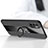 Custodia Silicone Ultra Sottile Morbida Cover con Magnetico Anello Supporto X01L per Xiaomi POCO M3 Pro 5G
