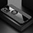 Custodia Silicone Ultra Sottile Morbida Cover con Magnetico Anello Supporto X01L per Xiaomi Redmi 10 Prime Plus 5G Grigio