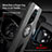 Custodia Silicone Ultra Sottile Morbida Cover con Magnetico Anello Supporto X01L per Xiaomi Redmi 10X 4G