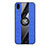 Custodia Silicone Ultra Sottile Morbida Cover con Magnetico Anello Supporto X02L per Samsung Galaxy A10s