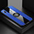 Custodia Silicone Ultra Sottile Morbida Cover con Magnetico Anello Supporto X02L per Samsung Galaxy A30