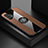 Custodia Silicone Ultra Sottile Morbida Cover con Magnetico Anello Supporto X02L per Samsung Galaxy A32 4G