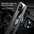 Custodia Silicone Ultra Sottile Morbida Cover con Magnetico Anello Supporto X02L per Samsung Galaxy A42 5G
