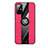 Custodia Silicone Ultra Sottile Morbida Cover con Magnetico Anello Supporto X02L per Samsung Galaxy A71 4G A715 Rosso