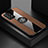 Custodia Silicone Ultra Sottile Morbida Cover con Magnetico Anello Supporto X02L per Samsung Galaxy A72 5G