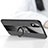 Custodia Silicone Ultra Sottile Morbida Cover con Magnetico Anello Supporto X02L per Samsung Galaxy M01 Core