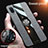Custodia Silicone Ultra Sottile Morbida Cover con Magnetico Anello Supporto X02L per Samsung Galaxy M02