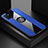 Custodia Silicone Ultra Sottile Morbida Cover con Magnetico Anello Supporto X02L per Samsung Galaxy M60s