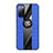 Custodia Silicone Ultra Sottile Morbida Cover con Magnetico Anello Supporto X02L per Samsung Galaxy S20 FE (2022) 5G Blu