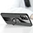 Custodia Silicone Ultra Sottile Morbida Cover con Magnetico Anello Supporto X03L per Samsung Galaxy A52 4G