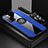 Custodia Silicone Ultra Sottile Morbida Cover con Magnetico Anello Supporto X03L per Xiaomi Mi 11i 5G (2022) Blu