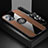 Custodia Silicone Ultra Sottile Morbida Cover con Magnetico Anello Supporto X03L per Xiaomi Poco X4 GT 5G Marrone