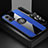 Custodia Silicone Ultra Sottile Morbida Cover con Magnetico Anello Supporto X03L per Xiaomi Redmi 10 Prime Plus 5G Blu