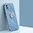 Custodia Silicone Ultra Sottile Morbida Cover con Magnetico Anello Supporto XL1 per Samsung Galaxy A03
