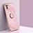 Custodia Silicone Ultra Sottile Morbida Cover con Magnetico Anello Supporto XL1 per Samsung Galaxy A03