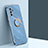 Custodia Silicone Ultra Sottile Morbida Cover con Magnetico Anello Supporto XL1 per Samsung Galaxy A15 4G