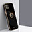 Custodia Silicone Ultra Sottile Morbida Cover con Magnetico Anello Supporto XL1 per Samsung Galaxy A22s 5G Nero
