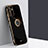 Custodia Silicone Ultra Sottile Morbida Cover con Magnetico Anello Supporto XL1 per Samsung Galaxy F23 5G Nero