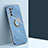 Custodia Silicone Ultra Sottile Morbida Cover con Magnetico Anello Supporto XL1 per Samsung Galaxy S20