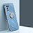 Custodia Silicone Ultra Sottile Morbida Cover con Magnetico Anello Supporto XL1 per Samsung Galaxy S20 FE 4G