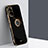 Custodia Silicone Ultra Sottile Morbida Cover con Magnetico Anello Supporto XL1 per Samsung Galaxy S20 Plus Nero