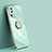 Custodia Silicone Ultra Sottile Morbida Cover con Magnetico Anello Supporto XL1 per Xiaomi Mi 13 Lite 5G Verde