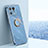 Custodia Silicone Ultra Sottile Morbida Cover con Magnetico Anello Supporto XL1 per Xiaomi Mi 13 Pro 5G