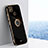Custodia Silicone Ultra Sottile Morbida Cover con Magnetico Anello Supporto XL1 per Xiaomi POCO C31 Nero