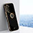 Custodia Silicone Ultra Sottile Morbida Cover con Magnetico Anello Supporto XL1 per Xiaomi Poco F3 5G Nero