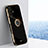 Custodia Silicone Ultra Sottile Morbida Cover con Magnetico Anello Supporto XL1 per Xiaomi Poco F3 GT 5G Nero