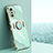 Custodia Silicone Ultra Sottile Morbida Cover con Magnetico Anello Supporto XL1 per Xiaomi Poco F4 GT 5G Verde