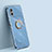 Custodia Silicone Ultra Sottile Morbida Cover con Magnetico Anello Supporto XL1 per Xiaomi Poco M4 5G