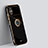 Custodia Silicone Ultra Sottile Morbida Cover con Magnetico Anello Supporto XL1 per Xiaomi Poco M4 5G Nero
