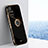 Custodia Silicone Ultra Sottile Morbida Cover con Magnetico Anello Supporto XL1 per Xiaomi Redmi 10 (2022) Nero