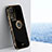 Custodia Silicone Ultra Sottile Morbida Cover con Magnetico Anello Supporto XL1 per Xiaomi Redmi Note 11 Pro+ Plus 5G Nero