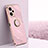 Custodia Silicone Ultra Sottile Morbida Cover con Magnetico Anello Supporto XL1 per Xiaomi Redmi Note 12 Pro+ Plus 5G