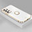 Custodia Silicone Ultra Sottile Morbida Cover con Magnetico Anello Supporto XL2 per Samsung Galaxy A32 5G Bianco