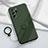 Custodia Silicone Ultra Sottile Morbida Cover con Magnetico Anello Supporto YK1 per Samsung Galaxy Note 20 Ultra 5G Verde Notte