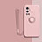 Custodia Silicone Ultra Sottile Morbida Cover con Magnetico Anello Supporto Z01 per OnePlus 9 Pro 5G