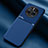 Custodia Silicone Ultra Sottile Morbida Cover con Magnetico per Huawei Mate 50 Pro Blu