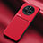 Custodia Silicone Ultra Sottile Morbida Cover con Magnetico per Huawei Mate 50 Pro Rosso