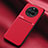 Custodia Silicone Ultra Sottile Morbida Cover con Magnetico per Huawei Mate 50E Rosso