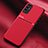 Custodia Silicone Ultra Sottile Morbida Cover con Magnetico per Oppo F19 Pro+ Plus 5G Rosso