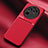 Custodia Silicone Ultra Sottile Morbida Cover con Magnetico per Oppo Find X6 5G Rosso