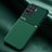 Custodia Silicone Ultra Sottile Morbida Cover con Magnetico per Oppo Reno5 F Verde