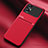 Custodia Silicone Ultra Sottile Morbida Cover con Magnetico per Xiaomi Poco M5 4G Rosso